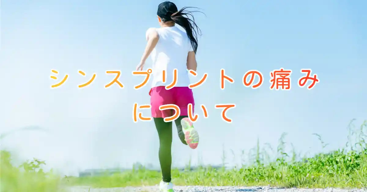 シンスプリントの痛みについてのブログ画像